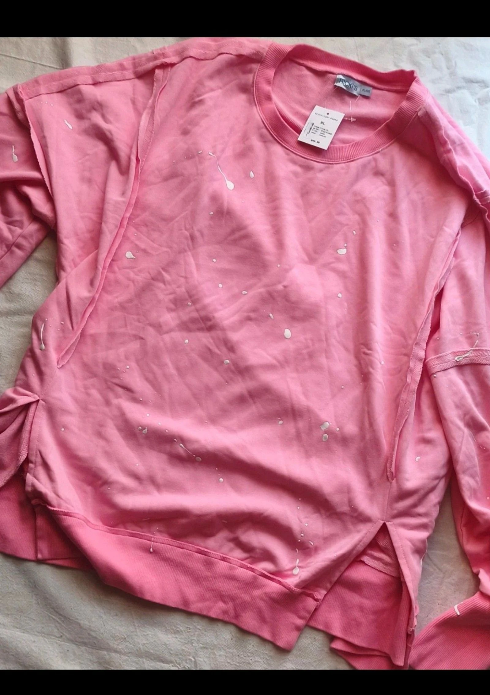 Oversized roze trui van Ricki's (nieuw met labels) | Maat XL – photo 7